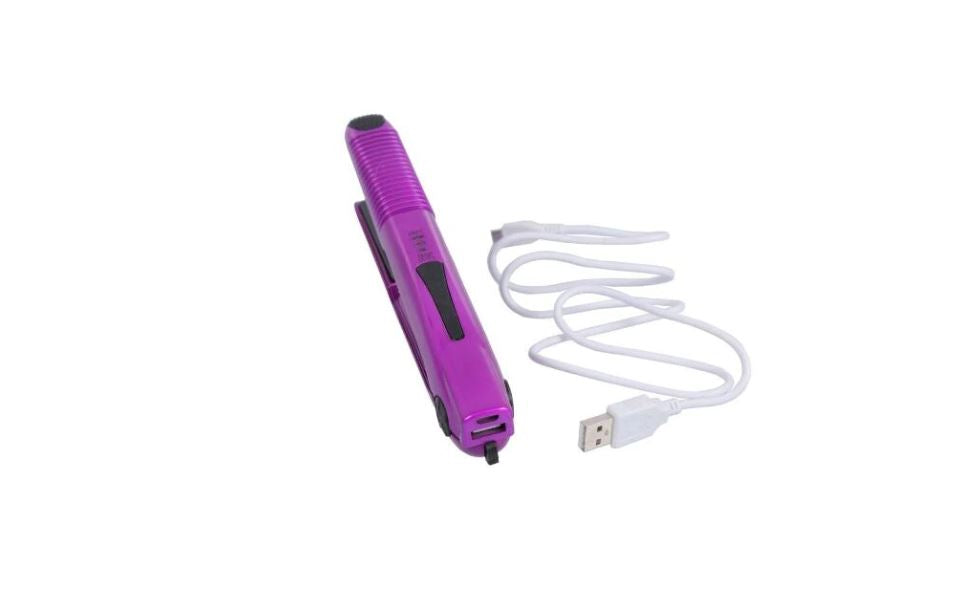 Piastra per capelli Andowl piastra per capelli temperatura massima 200 gradi 20 W viola
