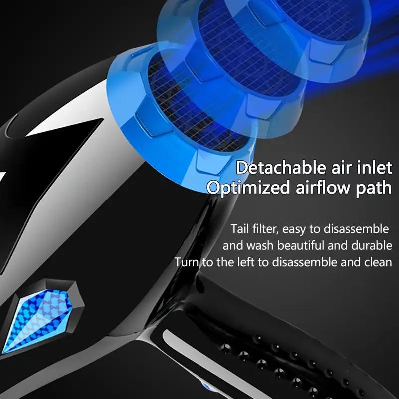 Asciugacapelli Professionale 3800W con Accessori per Styling – Potente e Versatile