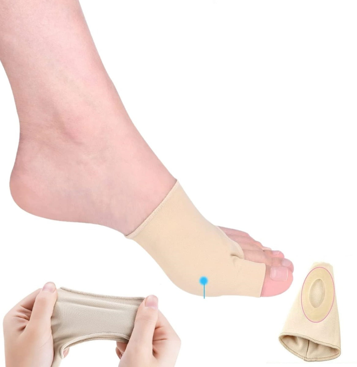 Tutore alluce valgo separatore dita dei piedi correttore dito a martello