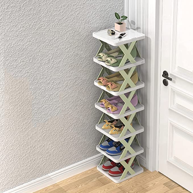 Organizer per scarpiera montaggio rapido a 6 livelli senza attrezzi organizer pieghevole