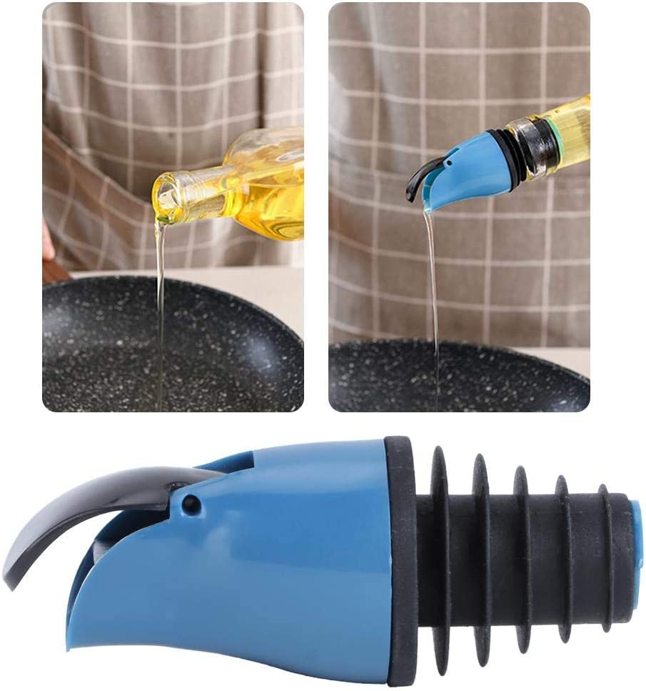Tappo erogatore per bottiglie versatore per bottiglie in silicone e ABS beccuccio olio tappo dosatore per rum whisky