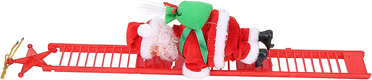 Giocattolo elettrico scala  di babbo natale ornamento per albero di natale decorazione natalizia