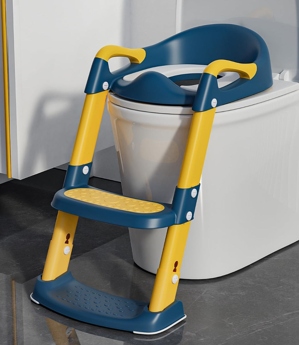 Riduttore WC per Bambini,Baby training WC vasino sedile con scaletta antislip