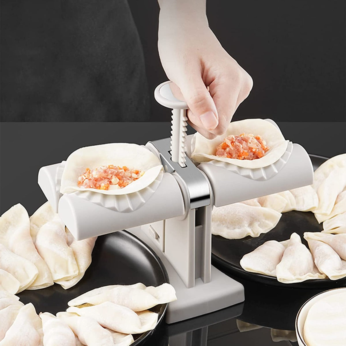 DumplingsMold, strumento da cucina per fare in casa ravioli, tortelloni e mini panzerotti