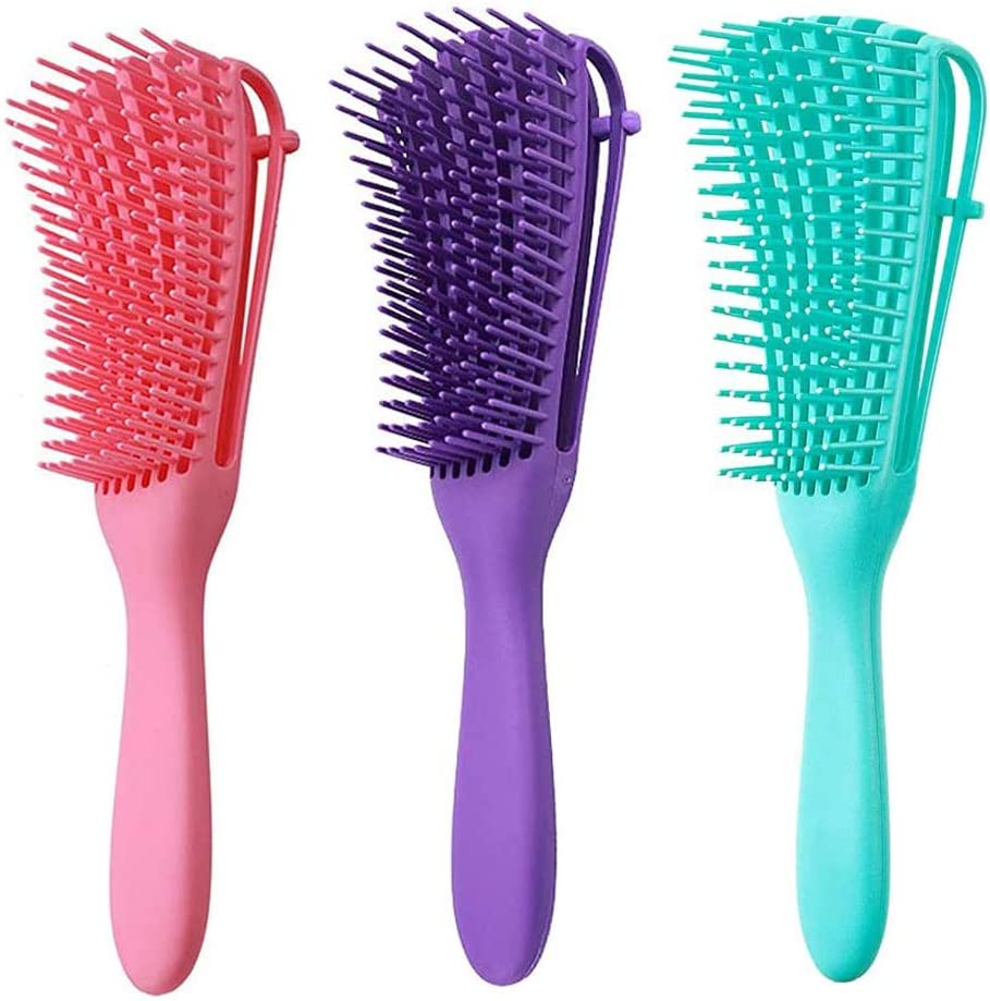 Spazzola districante per capelli ricci afro per capelli ricci crespi