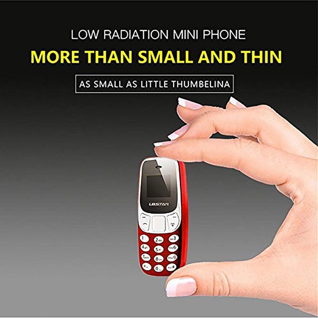 Mini Telefono Cellulare Tascabile L8star BM10 - Dual SIM rosso