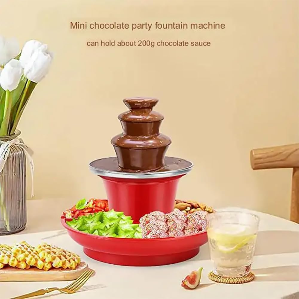Fontana per Fonduta di Cioccolato a Cascata - 3 Livelli