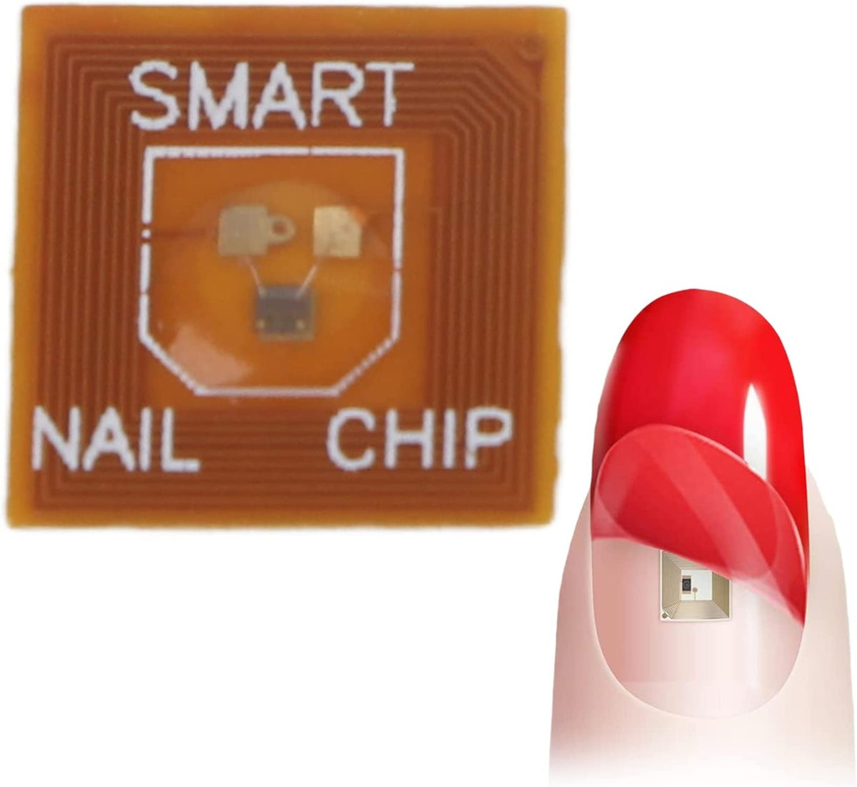 Chip per unghie n3 smart, adesivo per unghie intelligente flessibile e morbido per la pelle integrato dispositivi intelligenti con chip