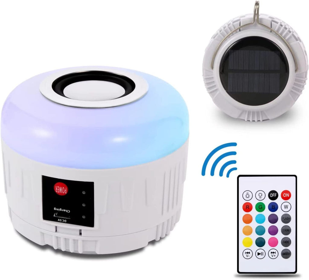 Luce da campeggio e altoparlante Bluetooth ad energia solare XCL50