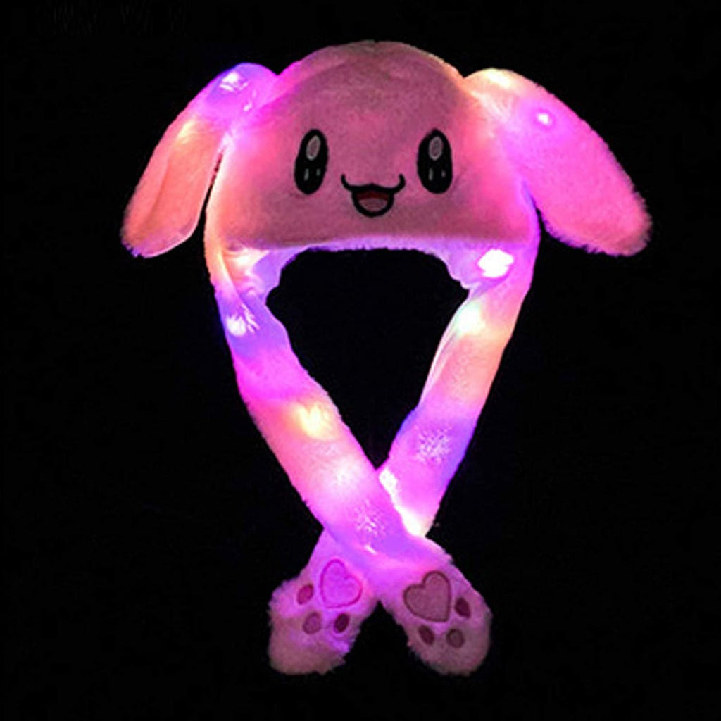Cappello che si illumina per bambini peluche che salta cappello luminoso
