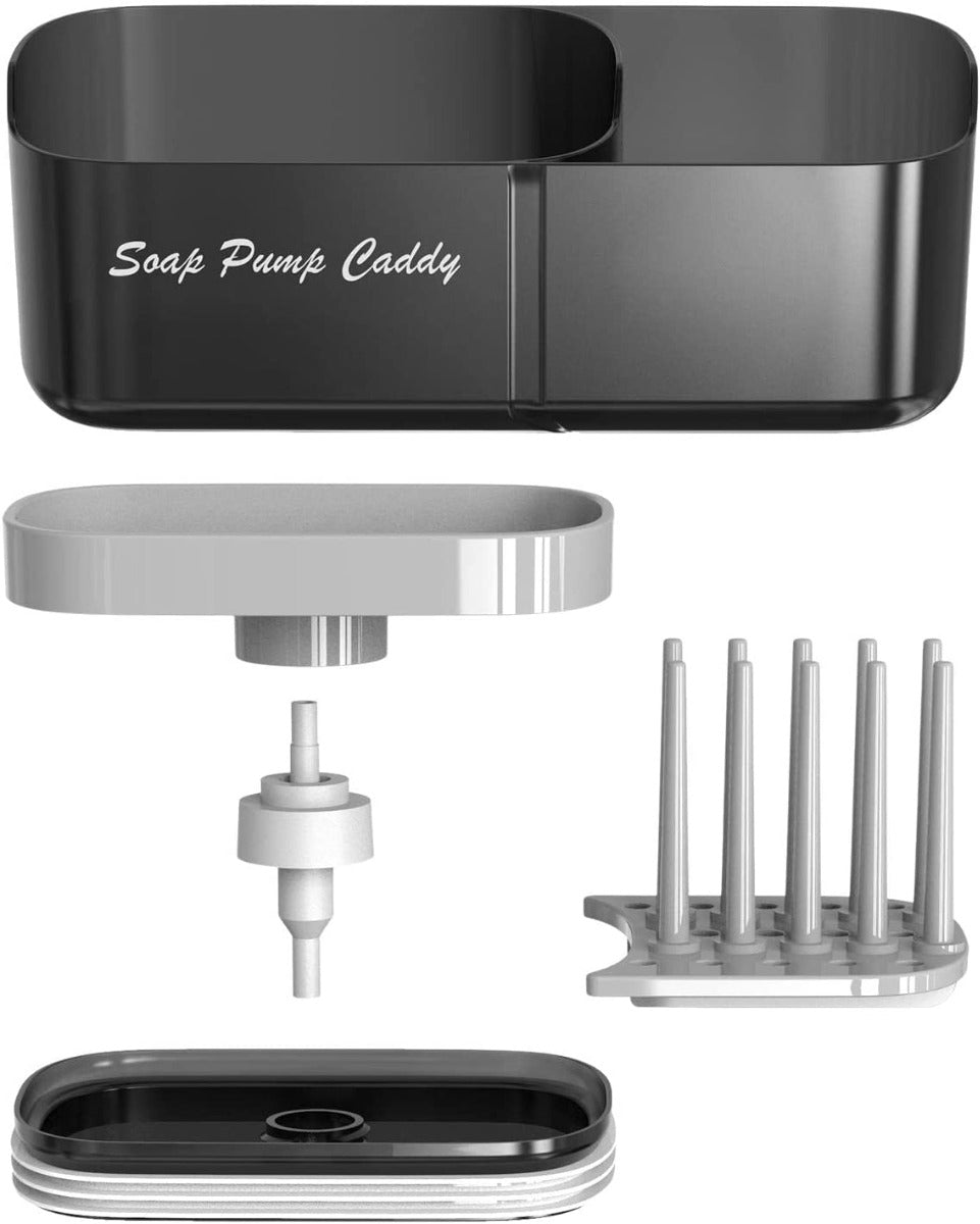 Scatola per sapone liquido in spugna e scolapasta dispenser per sapone per piatti da cucina dispenser per lavello da cucina