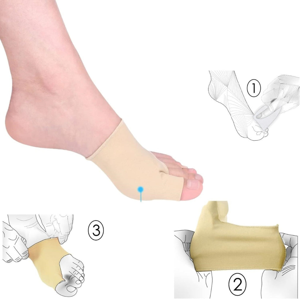 Tutore alluce valgo separatore dita dei piedi correttore dito a martello