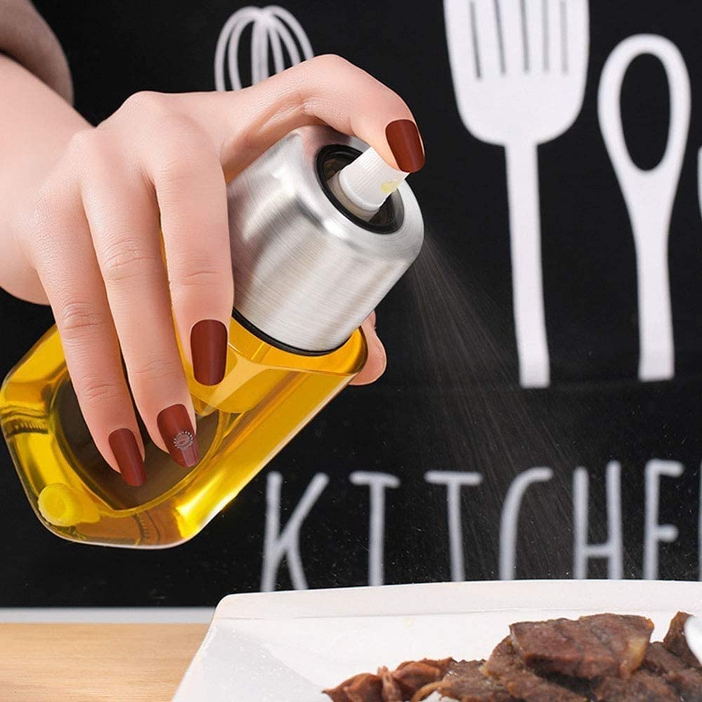 Bottiglia spray per olio versatile in vetro