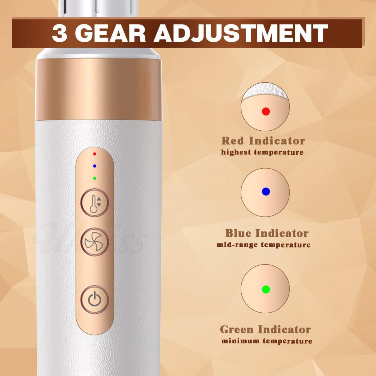 Piastra Keratin 3D Pro 7 in 1 Professionale, Spazzola ad Aria Calda, Arricciacapelli, Volumizzatore e Accessori