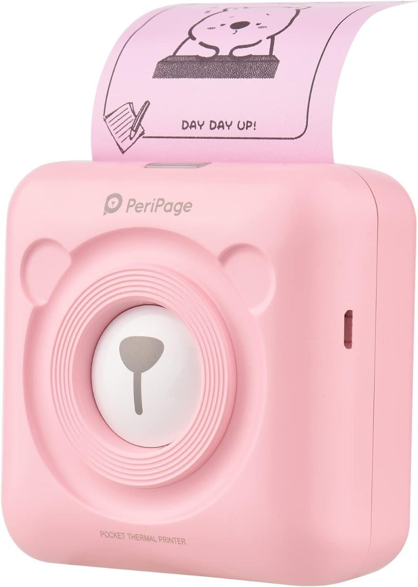 Stampante fotografica stampante termica wireless bluetooth stampante portatile funzione ar foto con cavo usb supporto per android ios windows