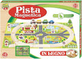 Pista magnetica in legno percorso macchinine giocattolo gioco per bambini +3anni
