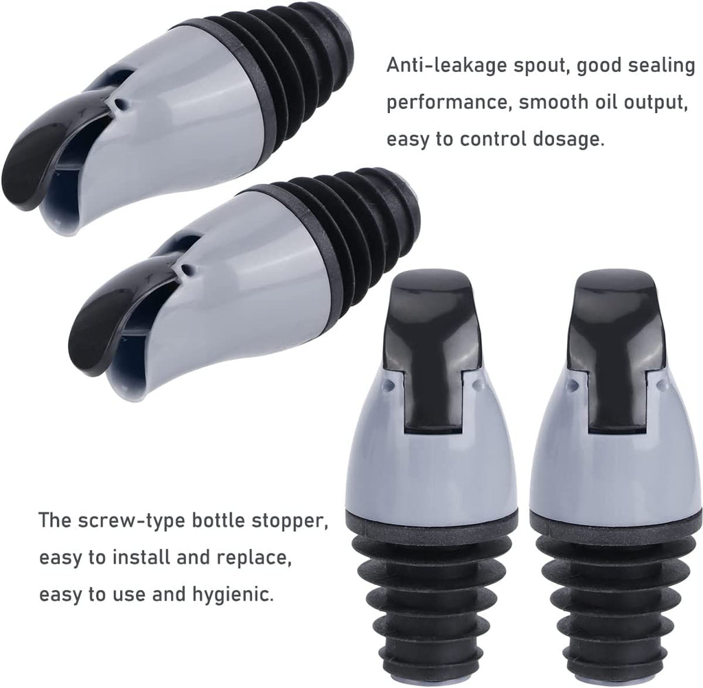 Tappo erogatore per bottiglie versatore per bottiglie in silicone e ABS beccuccio olio tappo dosatore per rum whisky