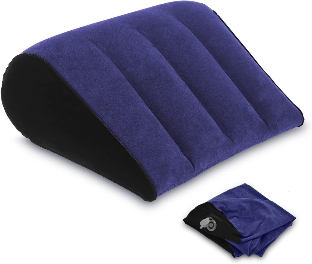 Cuscino lombare gonfiabile da viaggio cuscino del sedile a cuneo triangolare leggero e portatile aiuta i muscoli a rilassare il cuscino lombare ideale per il viaggio