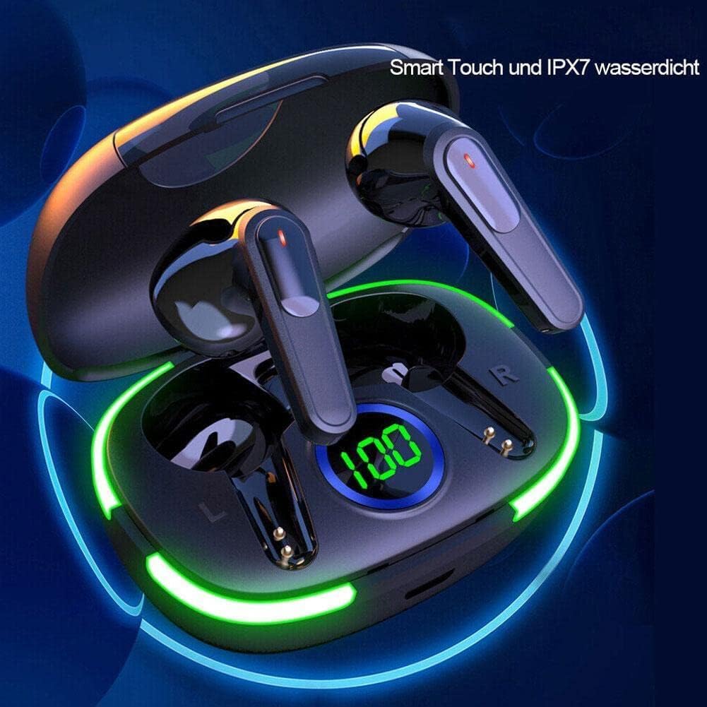 Pro 80 pro auricolari bluetooth cuffie senza fili display a led sport con microfono auricolari senza fili bluetooth