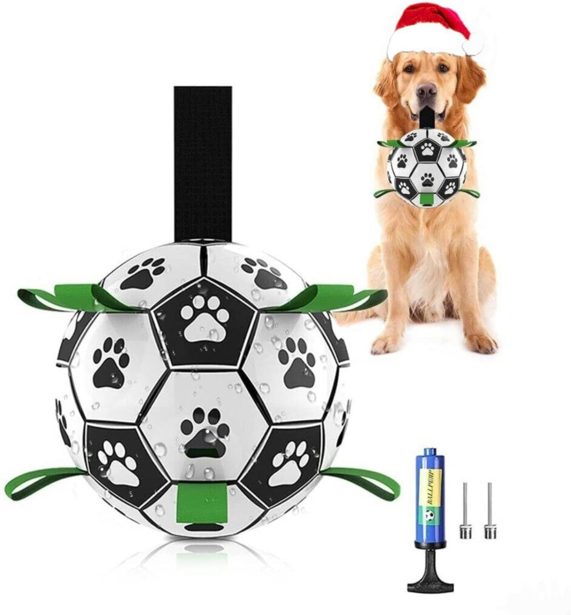 Pallone da Calcio Interattivo per Cani con Linguette (12cm)