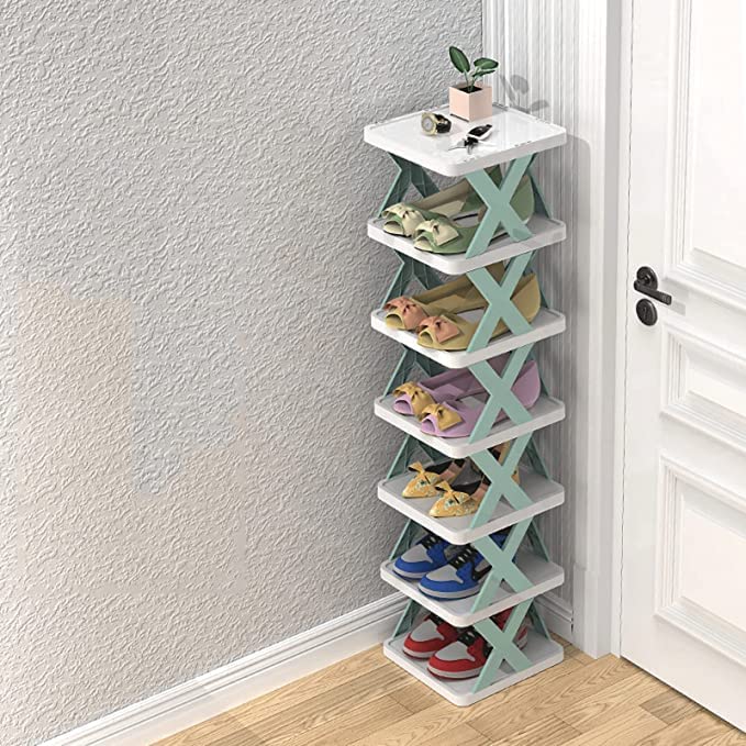 Organizer per scarpiera montaggio rapido a 6 livelli senza attrezzi organizer pieghevole