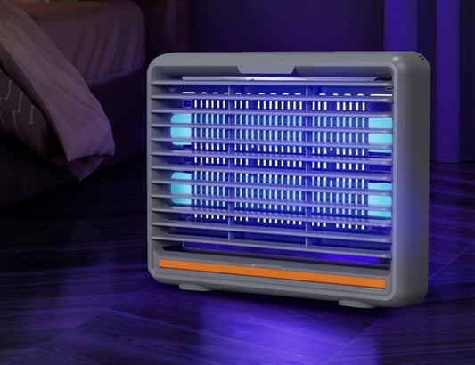 Lampada Antizanzare Elettrica – Zanzariera da Interno Portatile, Silenziosa ed Efficace (6W)