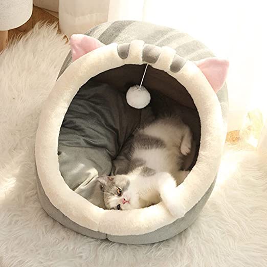 La cuccia perfetta per gatti, gattini, piccoli cani e cuccioli,Letto per Animali Domestici,Cucciolo di cane piccolo e morbido cuscino estivo per gattino