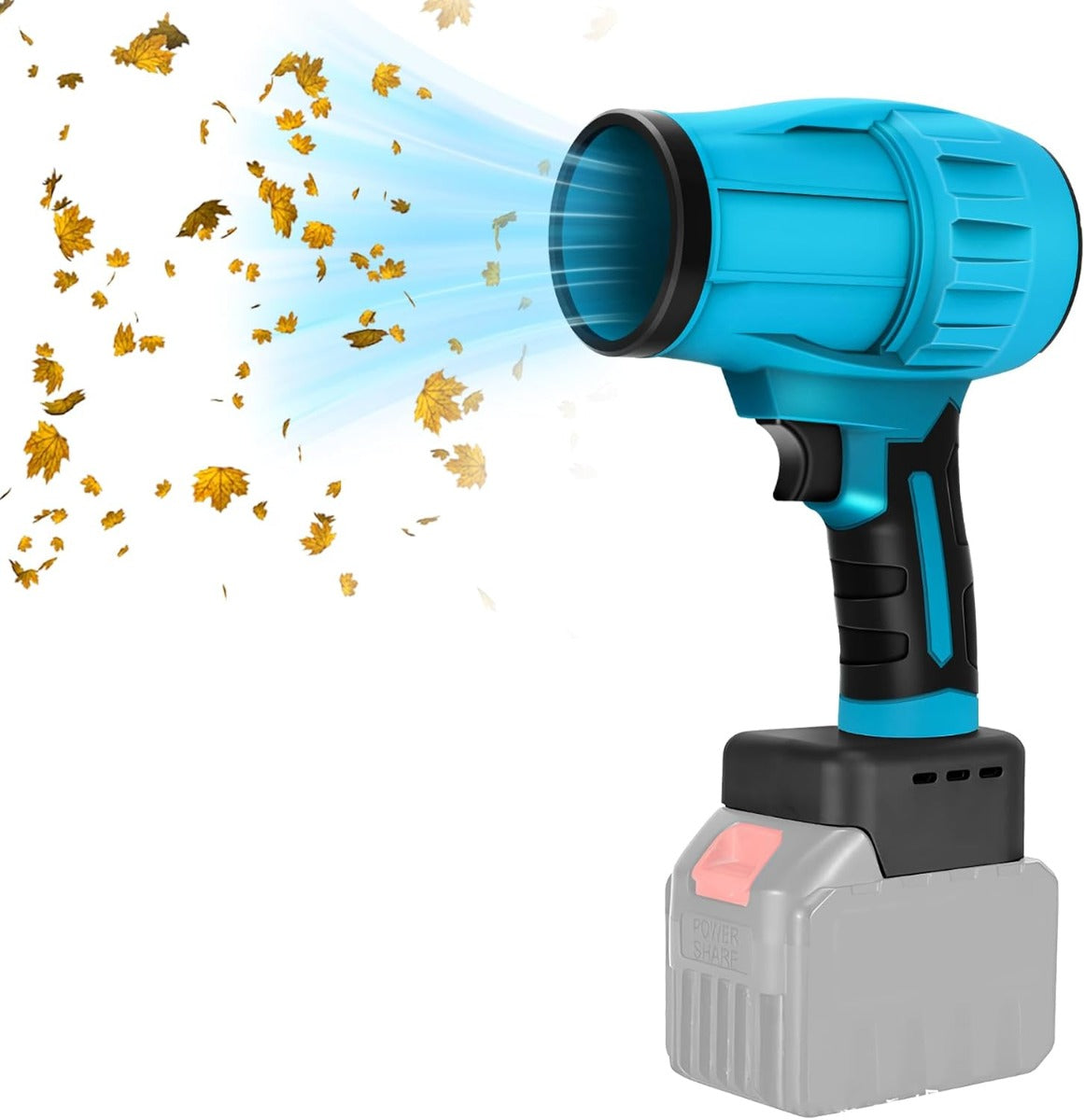 Soffiatore Senza Fili con Doppia Batteria 48V o 88V Turbo Ventola Portatile, Valigetta Inclusa