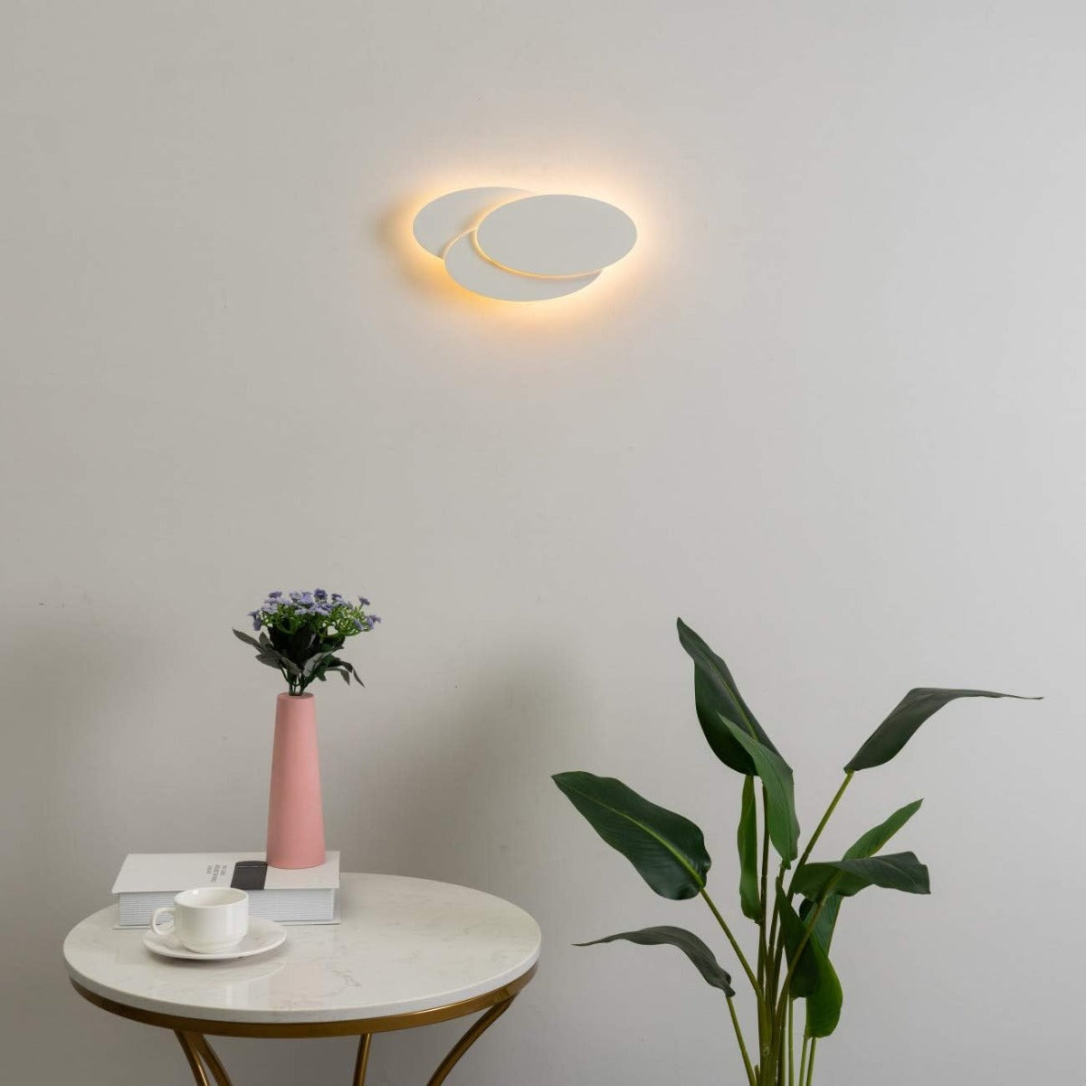 Applique LED Rotonda E33-BC - 12W con Luce Calda 3000K