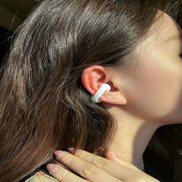 Cuffie Sportive Open Ear  Comfort, Sicurezza e Stile in Movimento Bianco