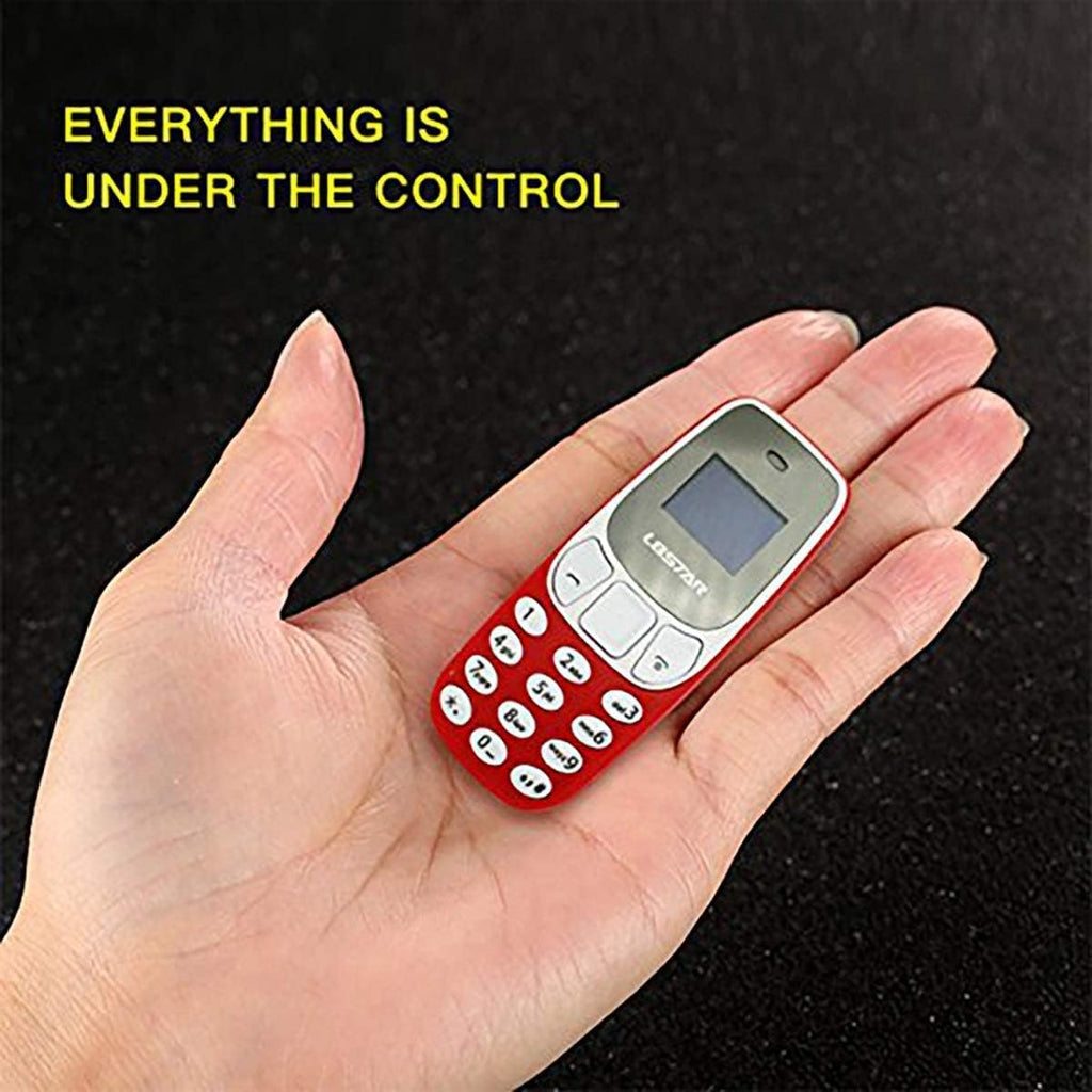 Mini Telefono Cellulare Tascabile L8star BM10 - Dual SIM rosso