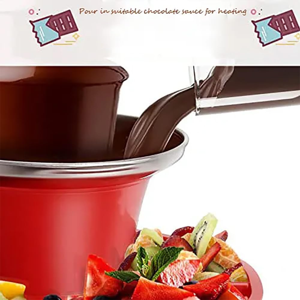Fontana per Fonduta di Cioccolato a Cascata - 3 Livelli