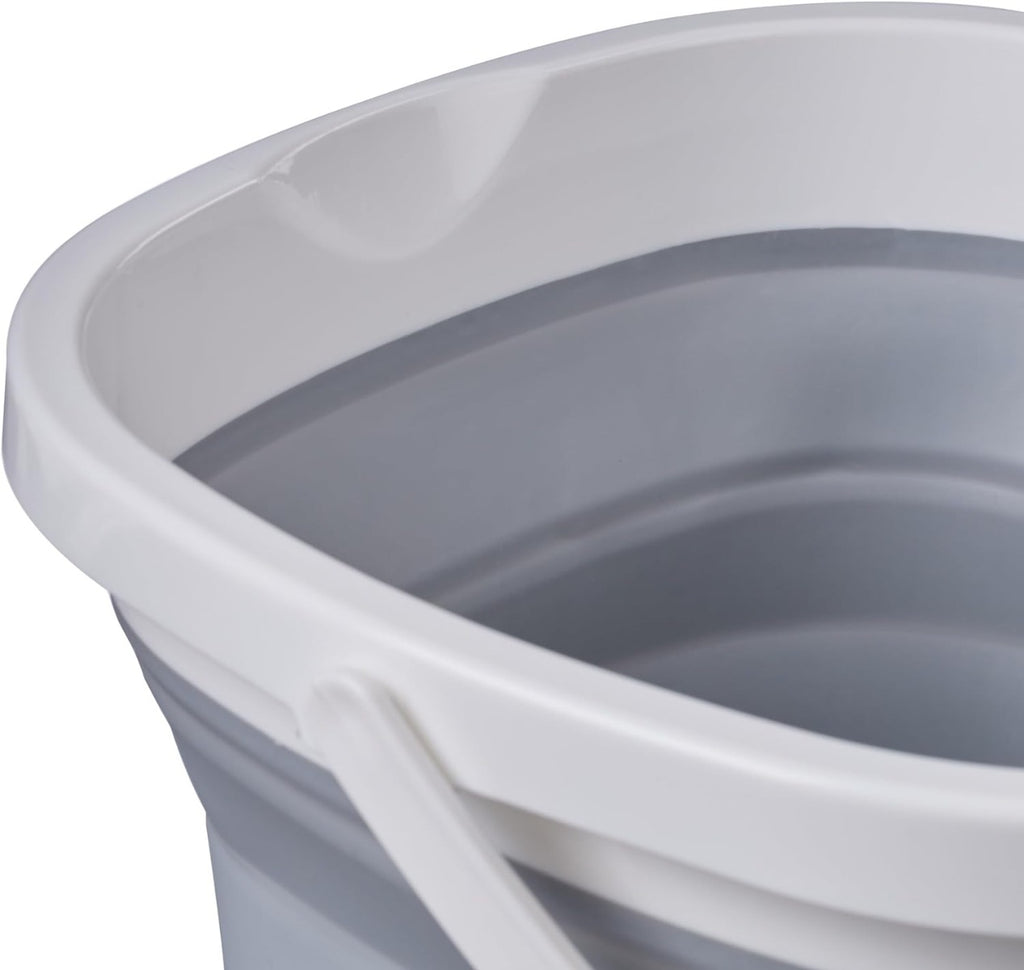 Secchio con maniglie multifunzionale portatile pieghevole da 7.5L