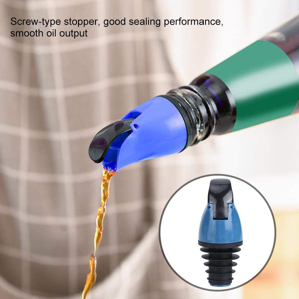 Tappo erogatore per bottiglie versatore per bottiglie in silicone e ABS beccuccio olio tappo dosatore per rum whisky