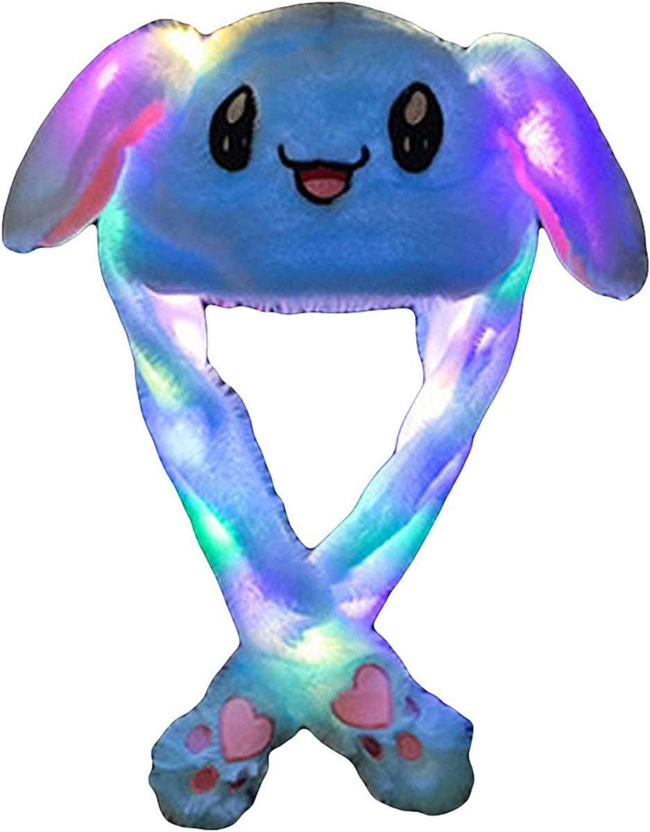 Cappello che si illumina per bambini peluche che salta cappello luminoso