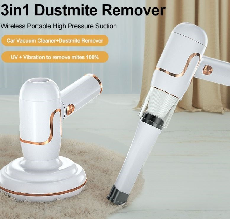 3 in 1 Aspirapolvere per acari per polvere disinfettante uv cordless