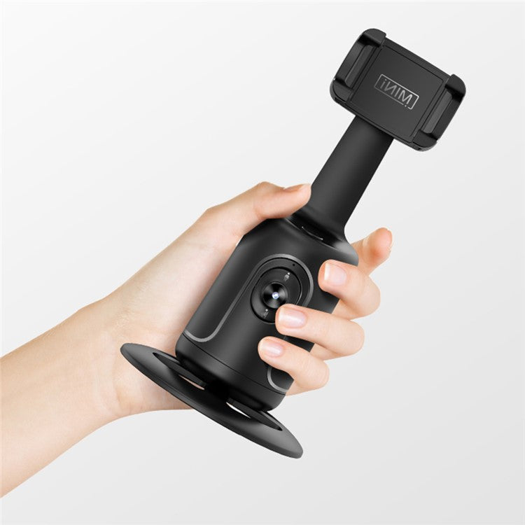 P01 Fotocamera con tracciamento automatico del volto e supporto per fotocamera con rotazione a 360 gradi, supporto per rilevamento del movimento del telefono con scatto intelligente per video in streaming vlog live