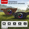 Marsupio con Speaker Bluetooth Integrato RGB – Wireless, Ricaricabile, con Slot TF, Perfetto per Sport, Viaggi e Tempo Libero