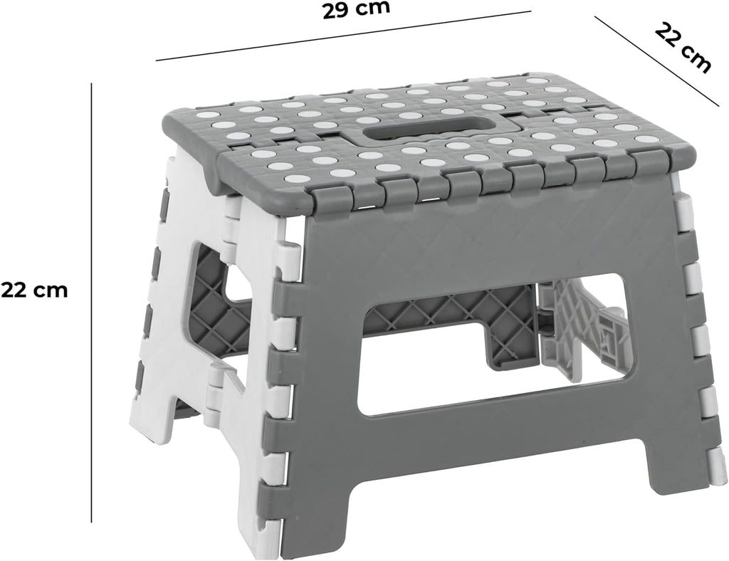 Sgabello pieghevole portata 130 kg sgabello per cucina ultra-resistente