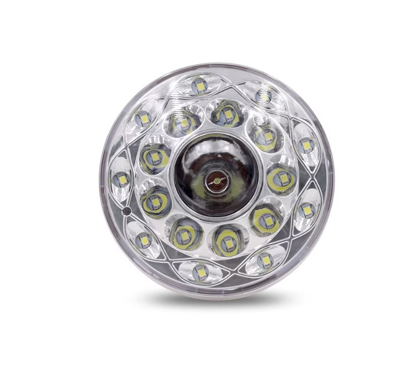 Lampadina LED portatile con pannello solare e gancio