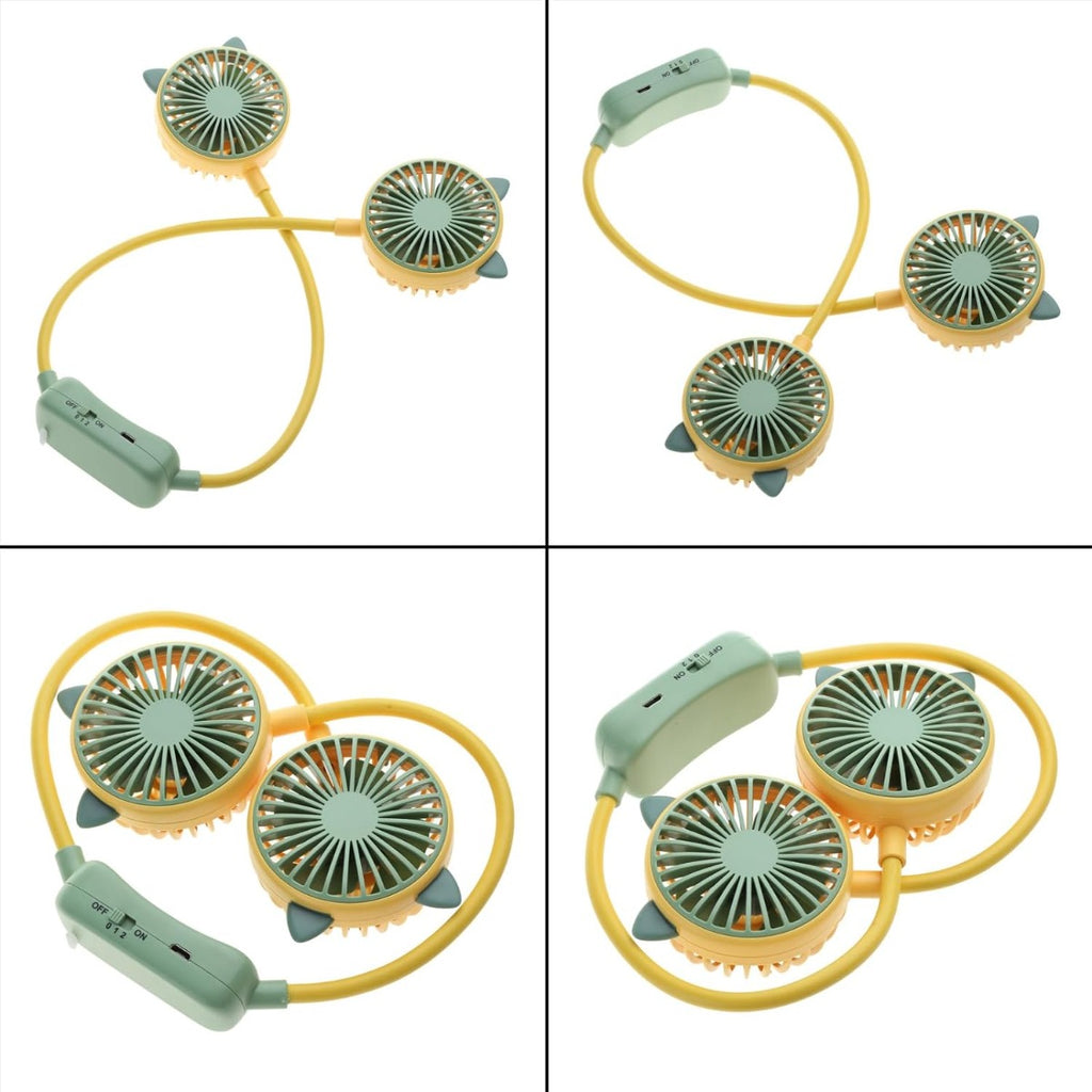 Ventilatore da collo portatile ricaricabile usb