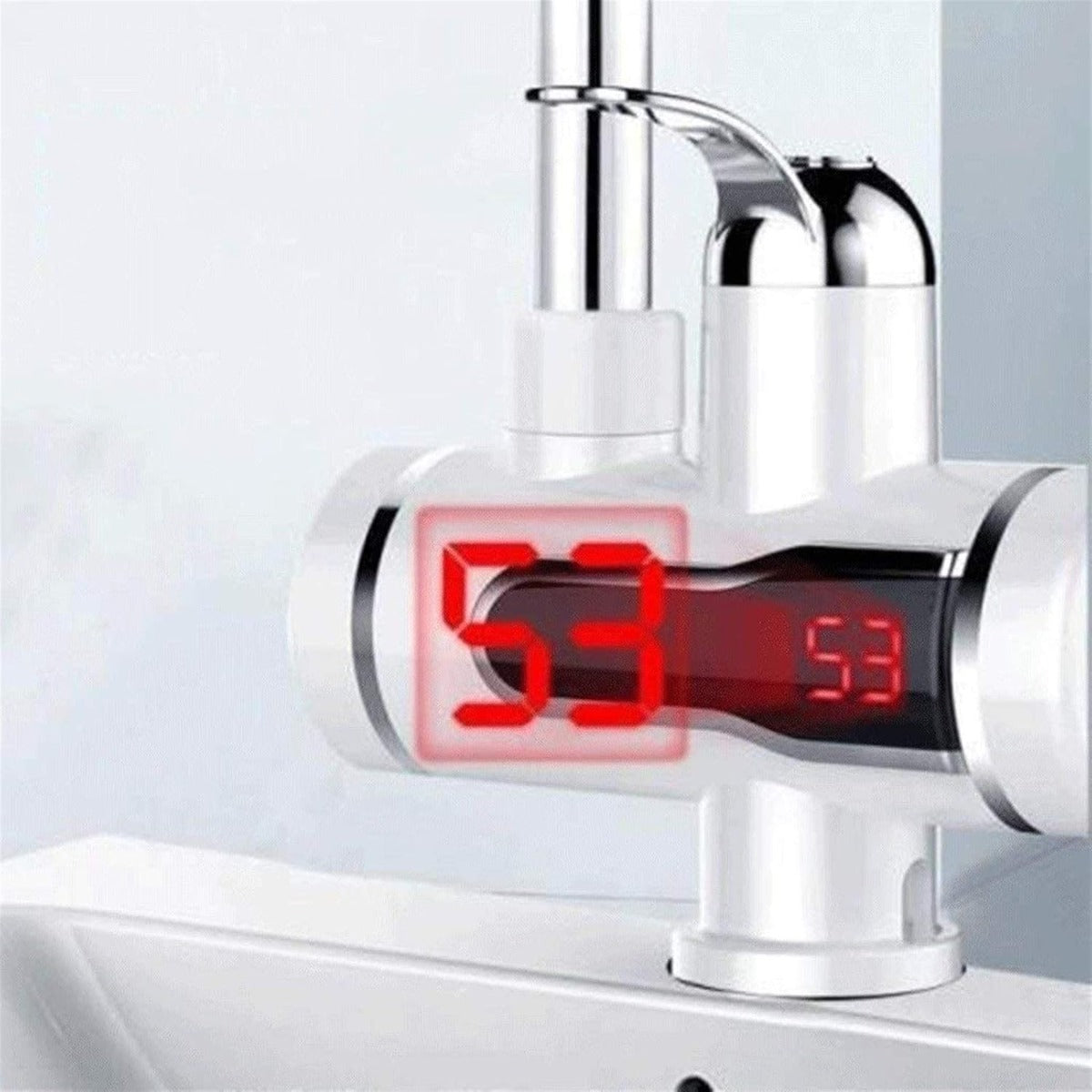 Rubinetto da Cucina Elettrico Istantaneo 3000 W Girevole a 360° – Riscaldatore