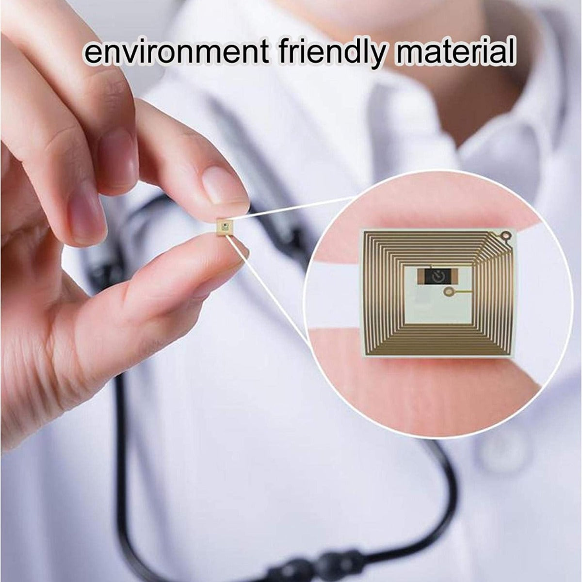 Chip per unghie n3 smart, adesivo per unghie intelligente flessibile e morbido per la pelle integrato dispositivi intelligenti con chip
