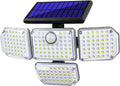 Luci solari led esterno 144 led faretti solari a led da esterno