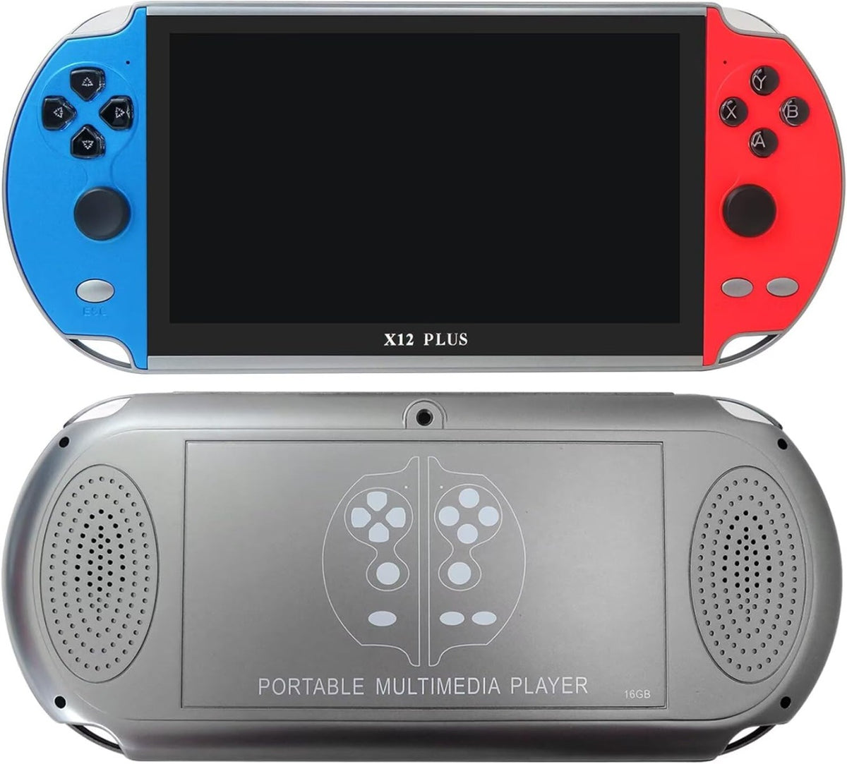 Console di gioco portatile X12 Plus con schermo HD da 7 pollici, 10000+ giochi retro, supporto MP5, Bluetooth 4.2