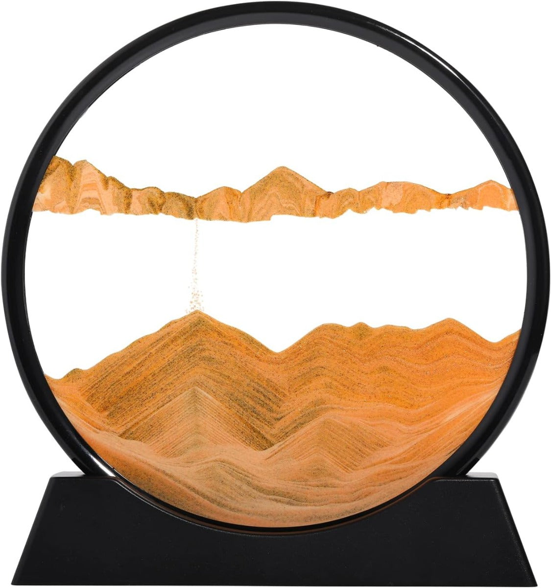 Sabbie Mobili Creative 3D – Paesaggio Naturale con Sabbia che Scorre, Arte da Scrivania per Casa e Ufficio