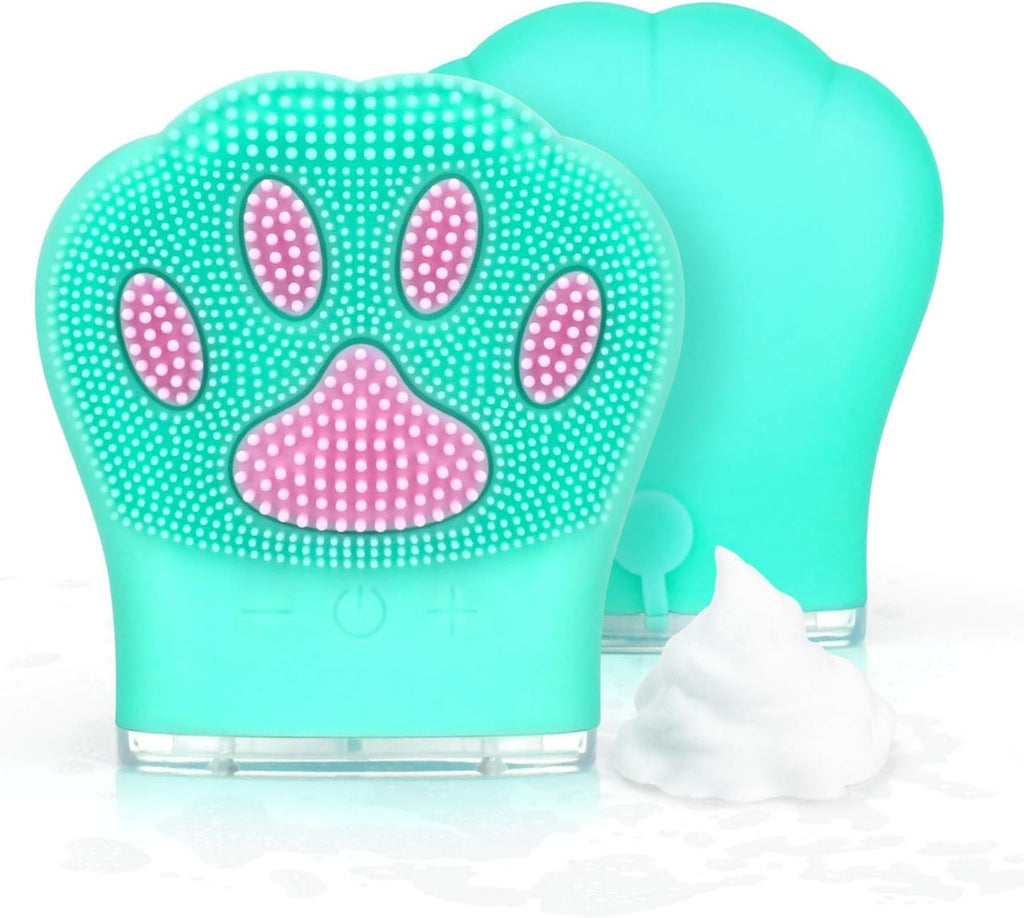 Spazzola Detergente Viso Sonica in Silicone - Ricaricabile, Impermeabile, con 7 Velocità di Vibrazione