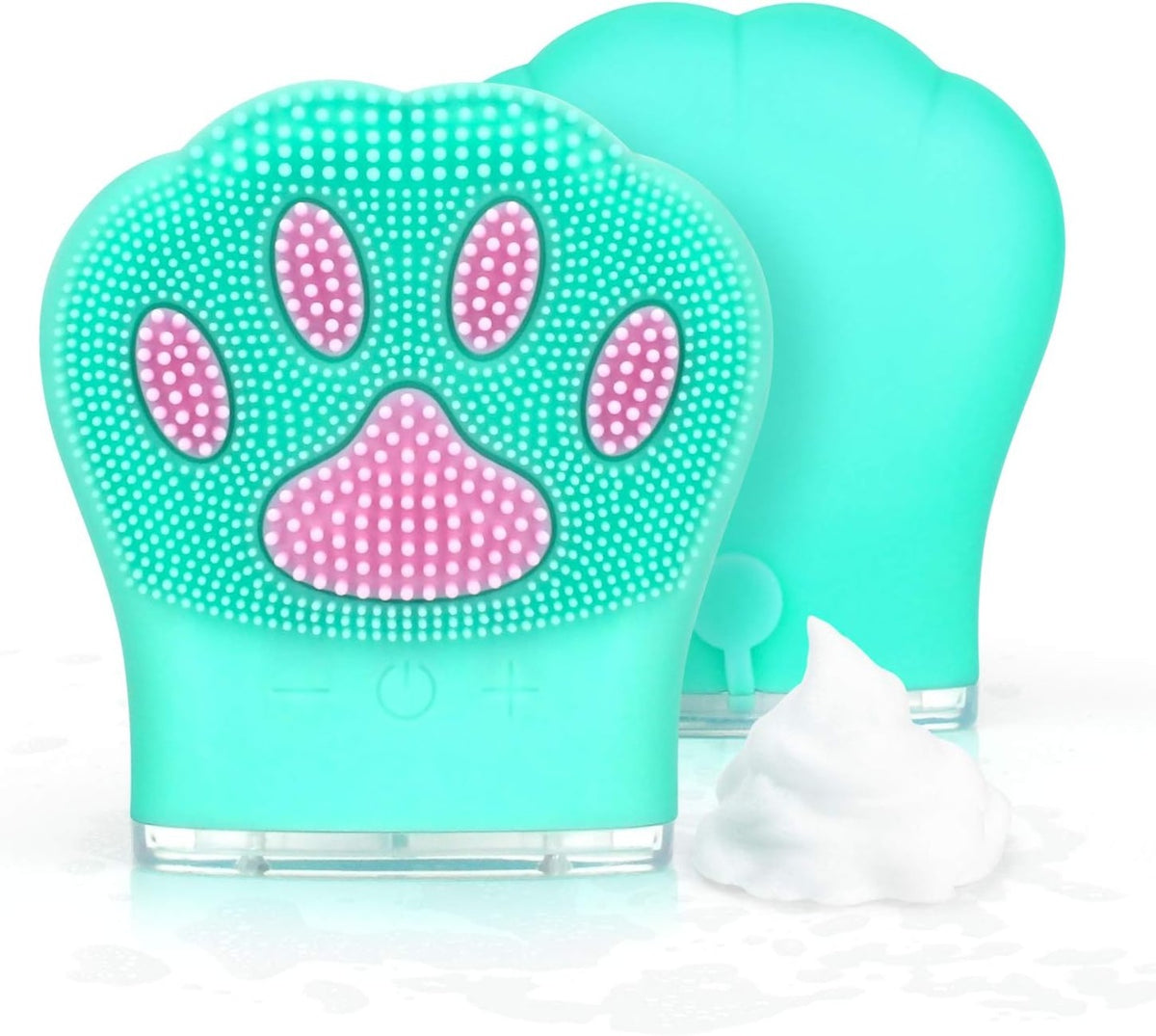 Spazzola Detergente Viso Sonica in Silicone - Ricaricabile, Impermeabile, con 7 Velocità di Vibrazione