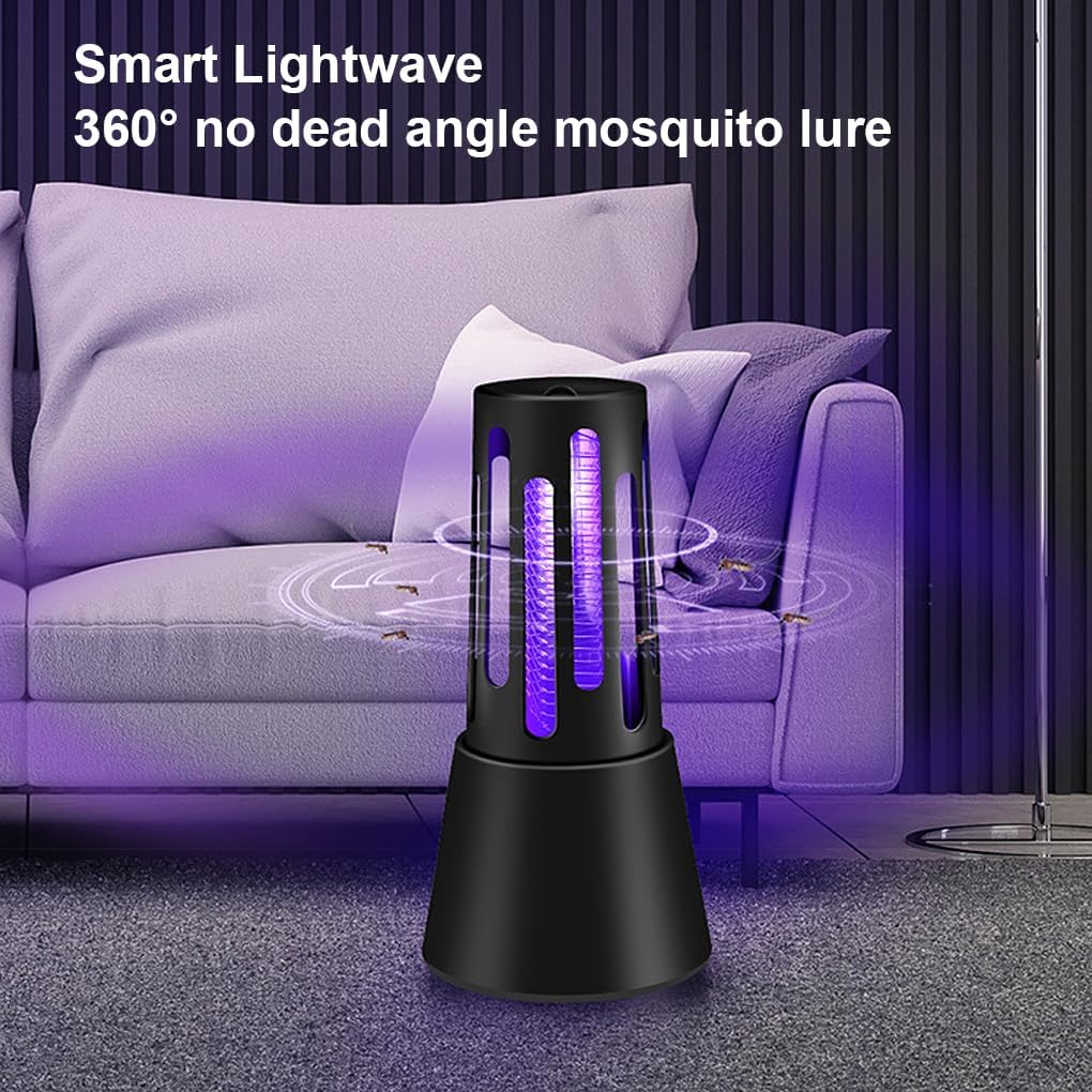 Lampada Zanzariera Elettrica da Parete – Luce UV Antizanzare Portatile con Alta Tensione, Silenziosa e Sicura per Interni ed Esterni