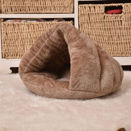 Cuccia Adorabile Morbida casa Adatta  Tappetino per Dormire Cuscino per animali di Piccola Taglia (marrone)